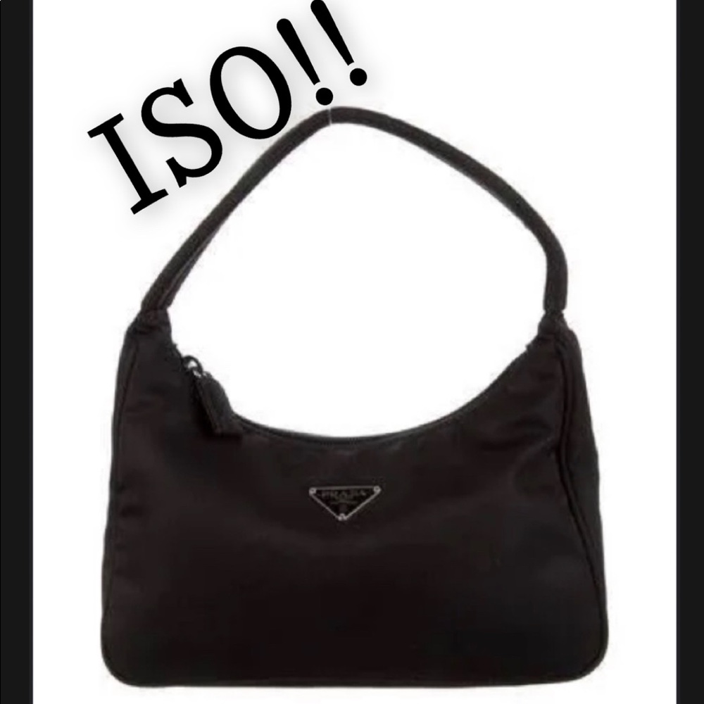 ISO black Prada mini bag!